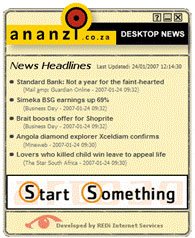 Ananzi introduces desktop news