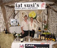 Winner of Best Oyster Stand: Pieter Cloete and Susi McLintock from Casa de Galinha and Fat Susi’s, Knysna.