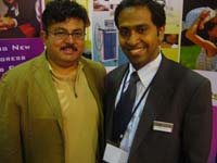 Robin Matari (left), managing director of Arab Millennium Trading and Niranjan Shetty, logistics manager.