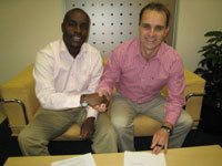 Left to right: Ephy Hunja (Director: Business Development), Chris Hitchings (Sales Director, OATS)