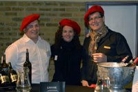 L'Avenir L-R: Pieter-Niel Rossouw, Samantha Pugh and Tinus Els (winemaker)
