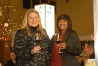Annareth Jacobs (CEO Wine Route) and Vanessa Singh (head of marketing Amex cards)