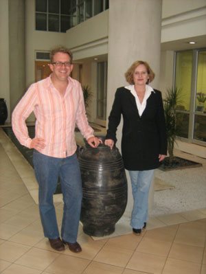 Lynne Newnham-Forbes and James Wilson of Vertigo Communications