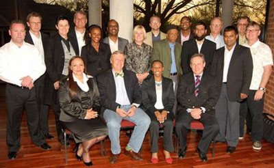 The new ACA board for 2008: (L-R): Fraser Lamb (Y&R); Paul Middleton (Ebony & Ivory); Gail Curtis (Saatchi & Saatchi); Marc Spriestersbach (Publicis); Selomane Maitise (Draftfcb); Evan Tyawa (O’Brian); Nina Morris (morrisjones&co); Chris Primos (Blast); Nkwenkwe Nkomo (Draftfcb); Muzi Kuzwayo (TBWA); Abdulla Miya (Net#work BBDO); Wayne Naidoo (Lowe Bull); Russel Cory (ACA); Andy Dippenaar (Pump); Tim Burne (Grey); Odette Roper (ACA); Reinher Behrens (TBWA); Boniswa Pezisa (Net#work BBDO); Mike Gendel (Gendel Advertising). Not in photo: Andre Lombaard (Ogilvy); Alison Deeb (The Jupiter Drawing Room); James Barty (King James); Modise Makhene (JWT); Eric D’Oliveira (BBDO); Sarah Dexter (Lowe Bull); Jannie Ngwale (The Agency); Paul Wilkins (Media Compete).