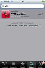Yfm releases iPhone app