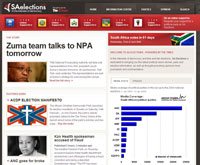 Newspaper launches SA elections web site
