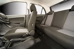 There's quite a bit room, despite the Vista's comparatively small dimensions.