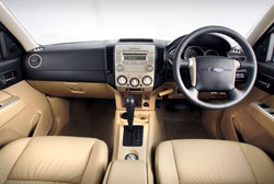 The driver's position puts everything comfortably within reach.