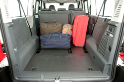 Load space, particularly with the seats folded away is very generous.
