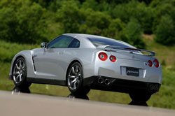 The view most motorists have of the GT-R.