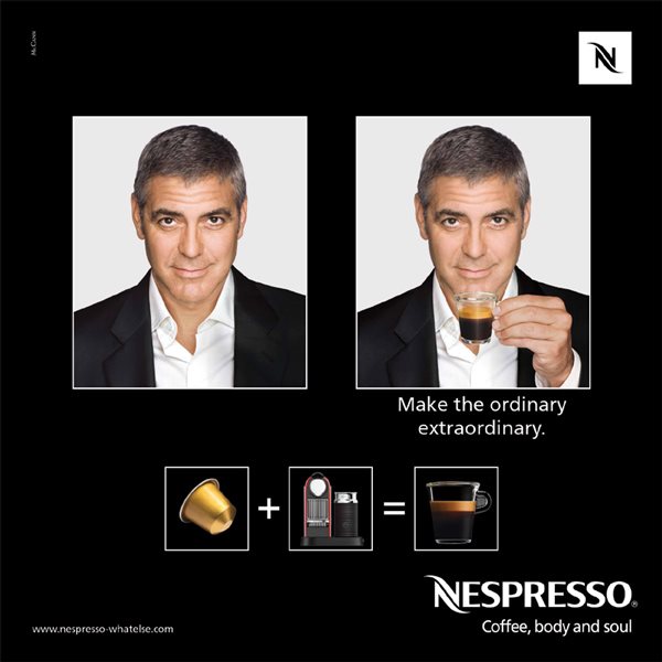 Billboard George for Nespresso