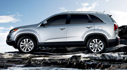 The Sorento is more city slicker than rural dirt-tracker, but it can handle the rough stuff.