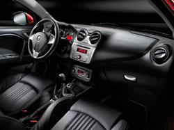 Another view of the instrument panel and driver's position.