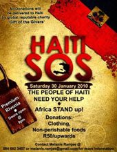 Joburg night club fundraiser for Haiti