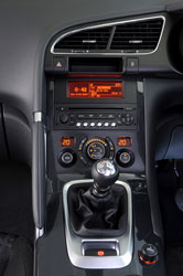 Climate and other controls are easy to reach on the central console.