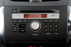 The radio controls are relatively simple and straightforward.