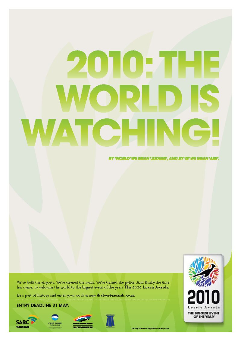 2010 Loeries A4 poster