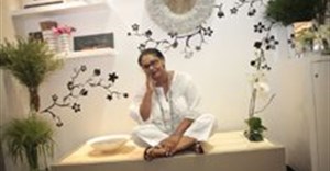 CCDI market access manager, Jo-lene Sathorar at the CCDI stand at Decorex CT