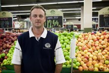 Wynand Taljaard, store manager, Table View Food Lover's Market