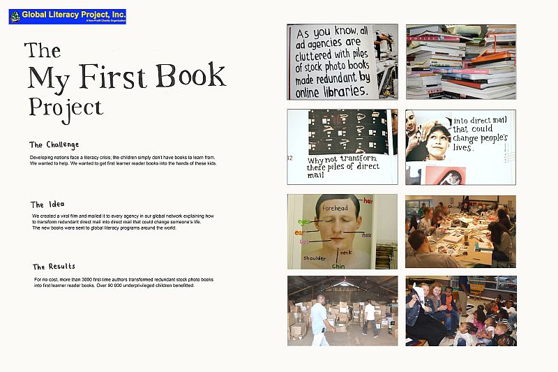 Silver Direct Lion: JWT Cape Town's &quot;My First Book Project&quot; for Global Literacy Project.