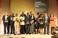 2010 Diageo Africa Business Reporting Awards winners
