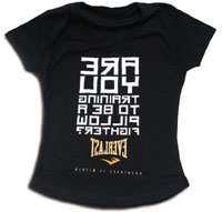 Mirror T-shirts for women boxers