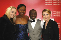 Parable Team (L to R) Roeline Roux, Mabel Mabaso, Solomon Izang Ashoms and Rianette Leibowitz