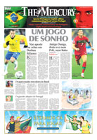 Editor Angela Quintal's favourite front page of The Mercury from the 2010 FIFA World Cup.