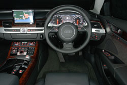 The cabin oozes class and craftsmanship.