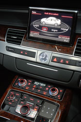 The touchpad is one of many new features on the latest model.