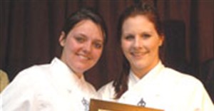 Chef School Challenge winners, Sara Lohmaier and Lauren Bolton.(Image: by John Liebenberg)