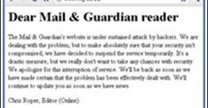 Russian hackers target M&G Online, site taken down