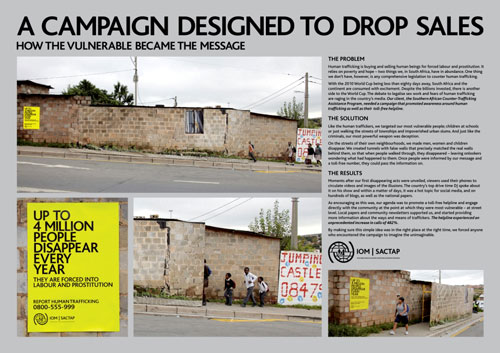Outdoor Ad of the Year: Design to drop sales.