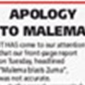 Oops! Independent apologises to JM