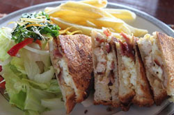 A “proper” club sandwich. (Image: JP Fluckiger)