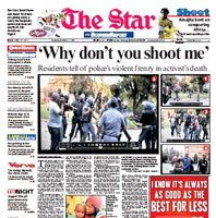 Police brutality: SABC 'in trouble' over footage of dead protester