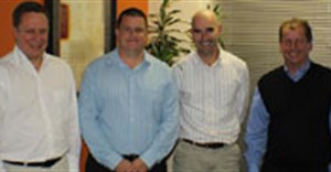 Volition Consulting Services (L-R): Bernie Van Niekerk - Commerce Edge CEO, Dean Tebbutt - Managing Director, Gregory Buckley - Director, and David Long - Director.