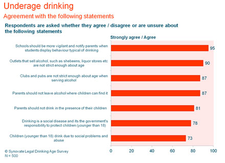 Two-thirds of South Africans support increasing the legal drinking age to 21