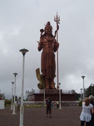 The statue at Ganga Talao.
