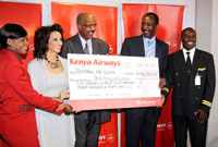 Kenya Airways contributes to National Famine Relief