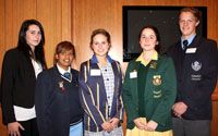 Bursary students named, interns continue programme in 2012
