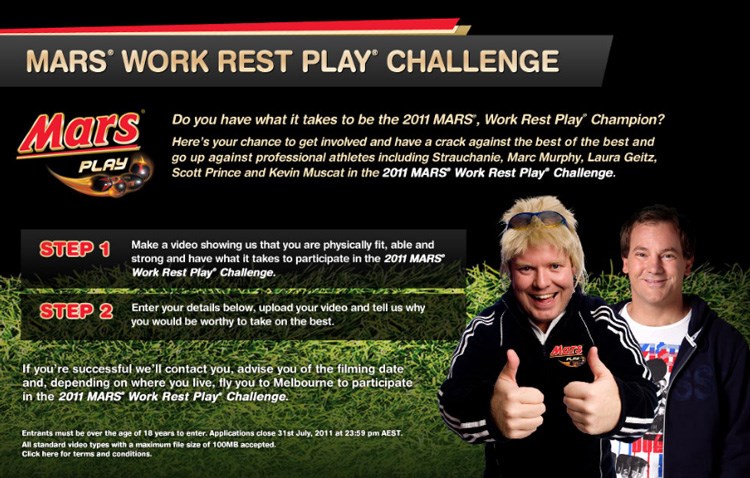 Aussies challenged to work, rest... and play