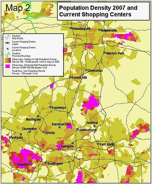Townships not over shopped, wealthier Gauteng suburbs are