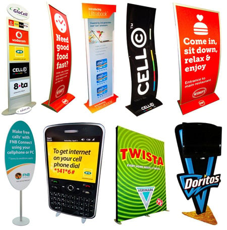 Creative standee solutions offered by Rocket Creative