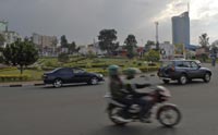 Downtown Kigali, Rwanda. Pic: Anton Crone.