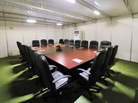 Sound dampening meeting rooms