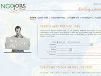 Specialist NGO jobs listing website launched
