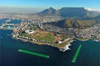 The proposed new water runways in Cape Town. Photo by Bruce Sutherland