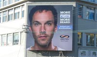Bronx Shoes SA unveils interactive beard growing billboard
