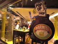 Marmite Tea and Toast pop-up shop to stave off winter chills. (Source: )